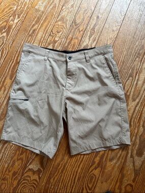 Hawke & Co Beige Flat Front Men's Shorts